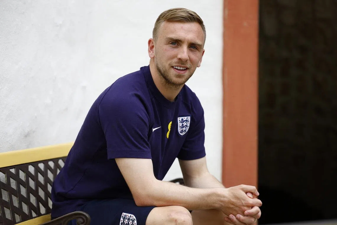Soccer Football - Euro 2024 - England Press Conference - Blankenhain, Germany - June 22, 2024 England's Jarrod Bowen after the press conference REUTERS/John Sibley