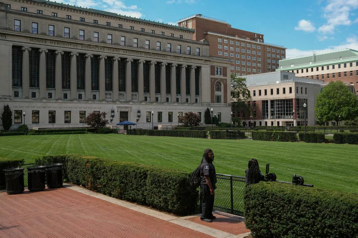 Columbia said that faculty members were responsible for any name changes on departmental webpages. 