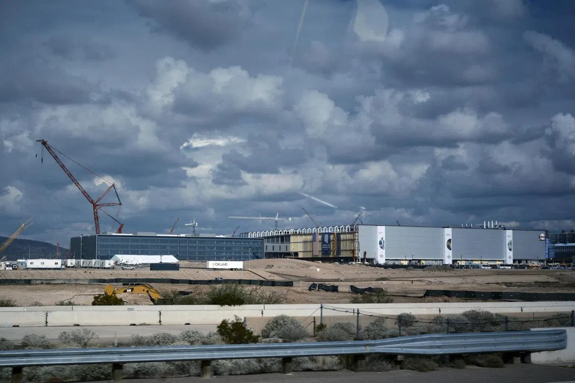 A Taiwan Semiconductor Manufacturing Co. plant under construction in Phoenix. America is on the cusp of a semiconductor manufacturing boom.
