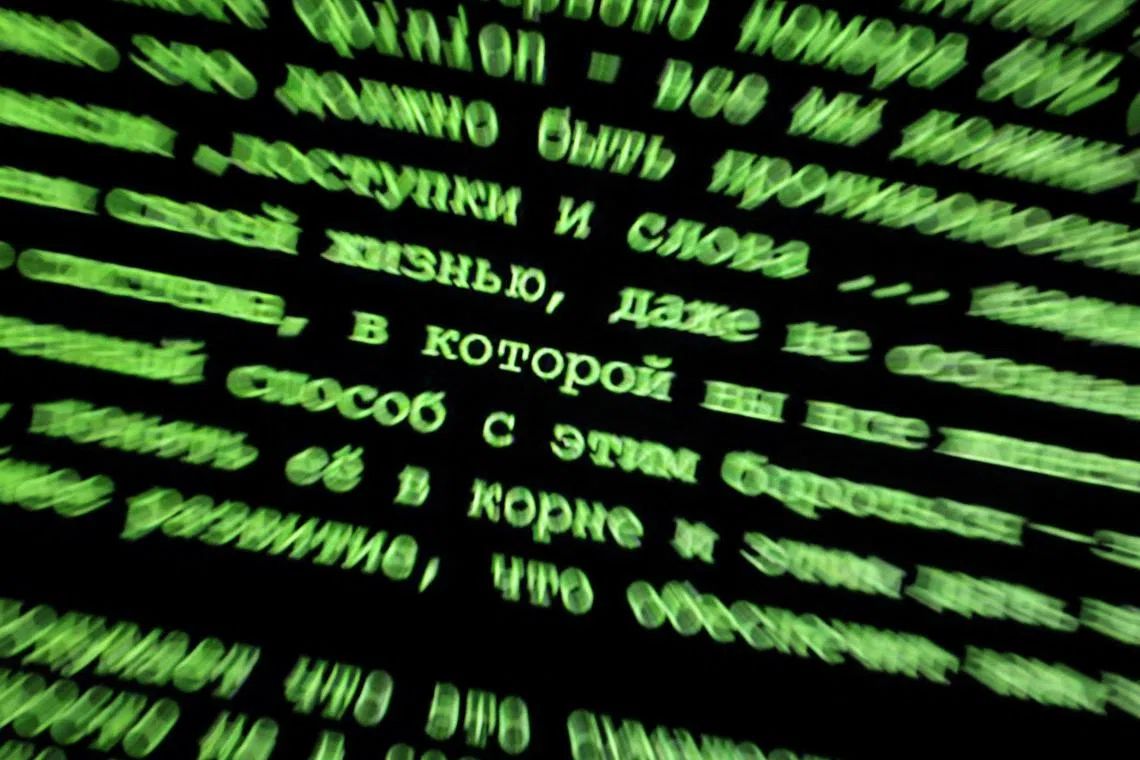 FILE PHOTO: Russian hacking underground newsletter is seen in this illustration taken, December 19, 2022 REUTERS/Dado Ruvic/Illustration/File Photo