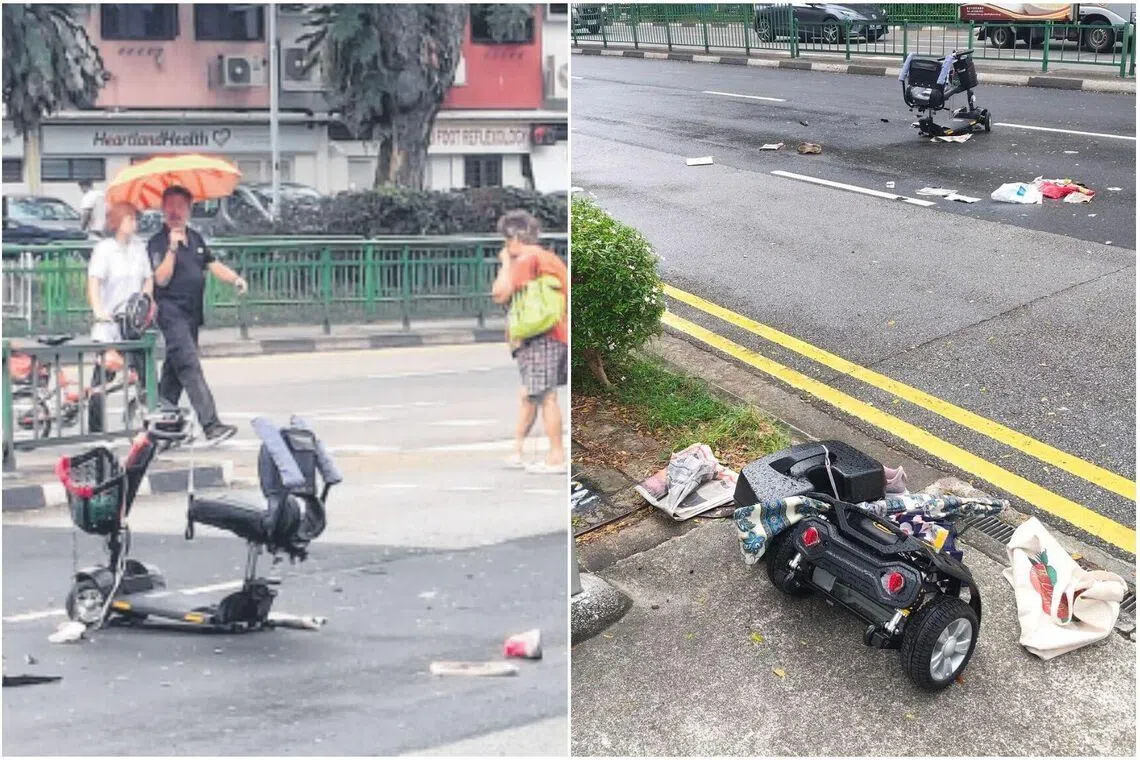 The accident occurred on Lorong 6 Toa Payoh towards Lorong 1 Toa Payoh on the morning of July 7.