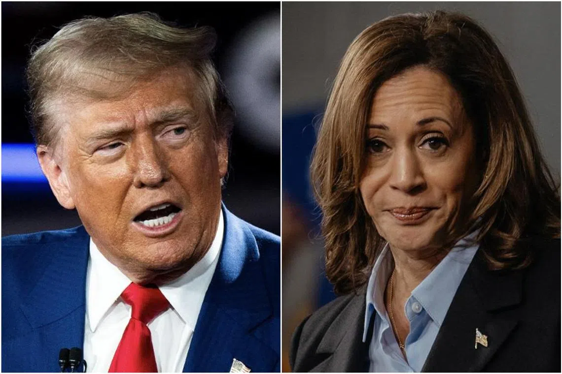 A national poll of likely voters by The New York Times and Siena College found Trump leading Ms Harris, 48 per cent to 47 per cent.