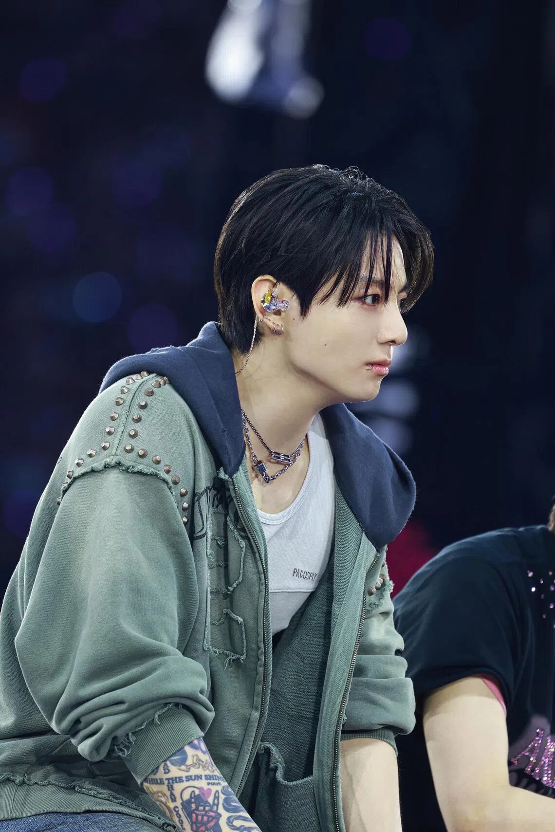 Jungkook in custom Balenciaga.