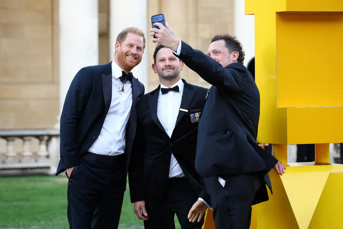 Prince Harry makes first public appearances since return to UK