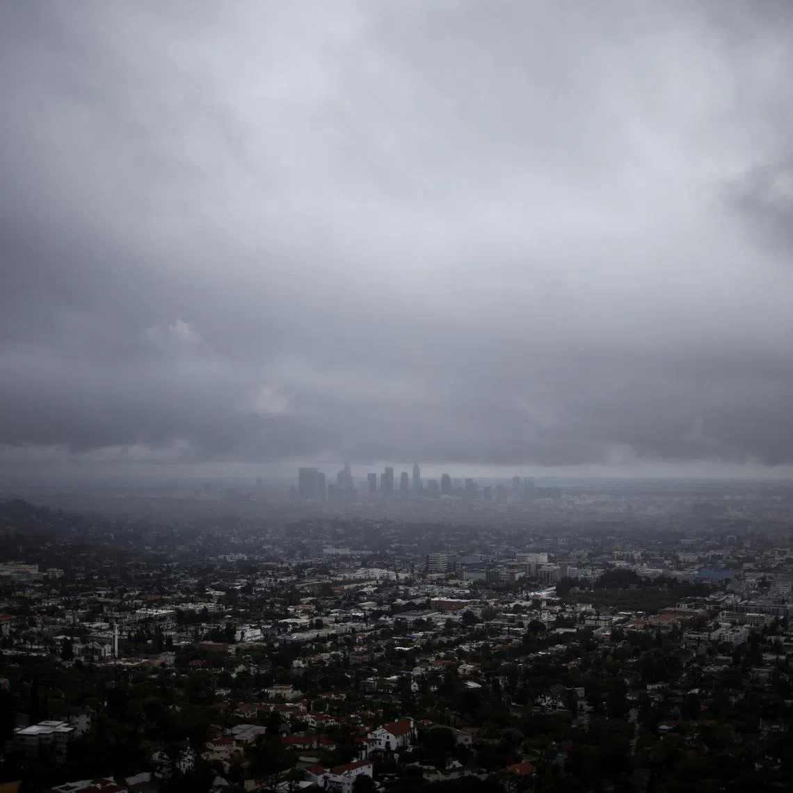 Forecasters were concerned about the risk of landslides as more rain falls in areas that are saturated from recent storms.