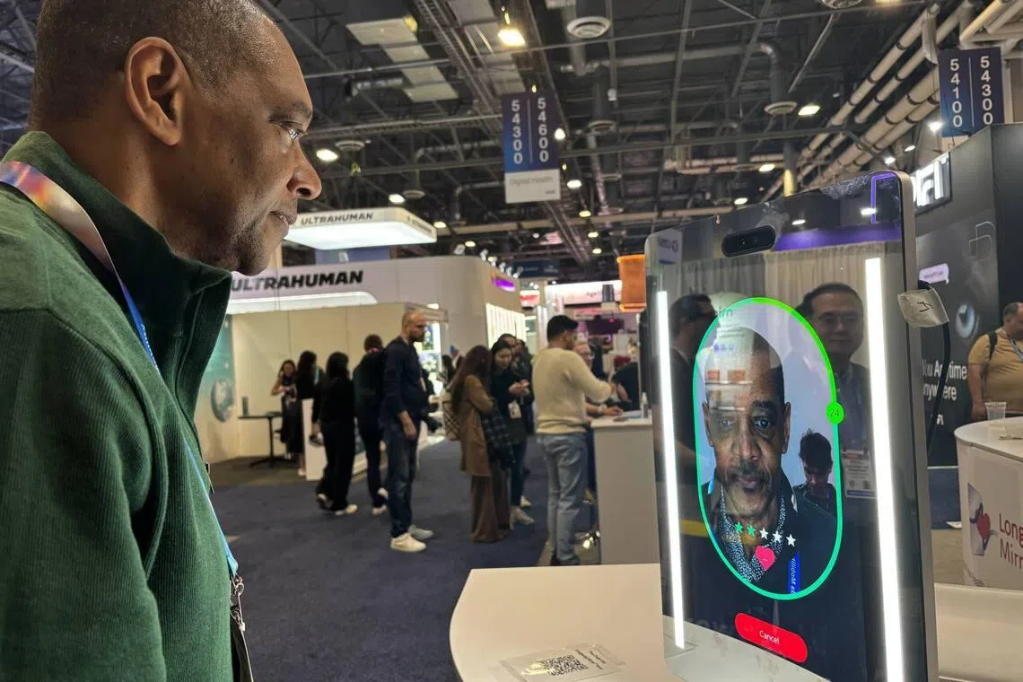 Among NuraLogix’s smart mirror’s capabilities is giving users a prediction of their risk of developing cardiovascular heart disease.