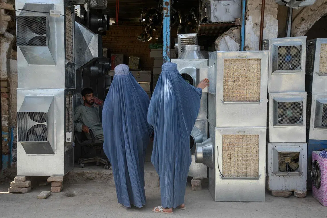 The Taliban issued a directive last week prohibiting women from appearing in public without what authorities described as a “proper hijab”. 