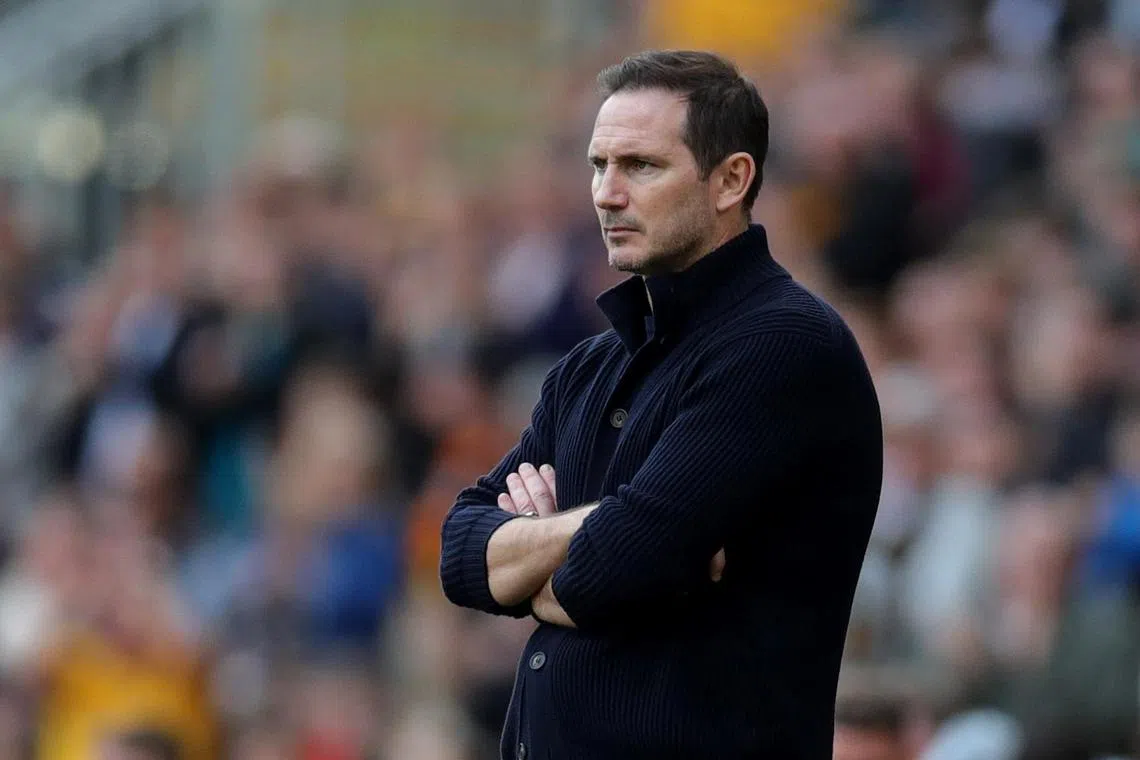 Frank Lampard suffers defeat in his first game back as Chelsea manager, after the Blues lose 1-0 to Wolverhampton Wanderers in the English Premier League on Saturday.