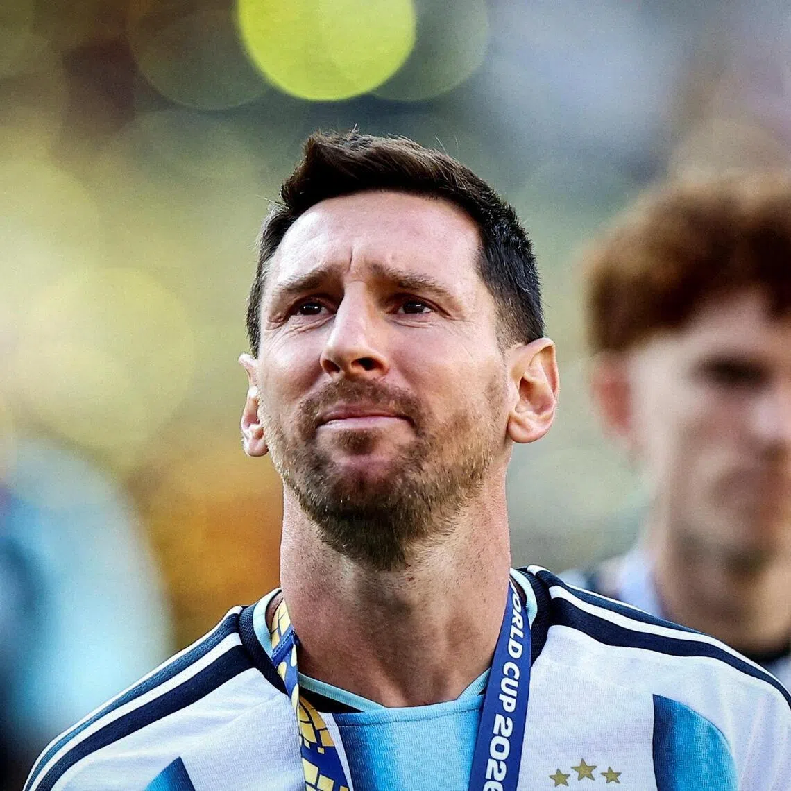 Argentina’s Lionel Messi after losing the World Cup final against Spain on July 19.