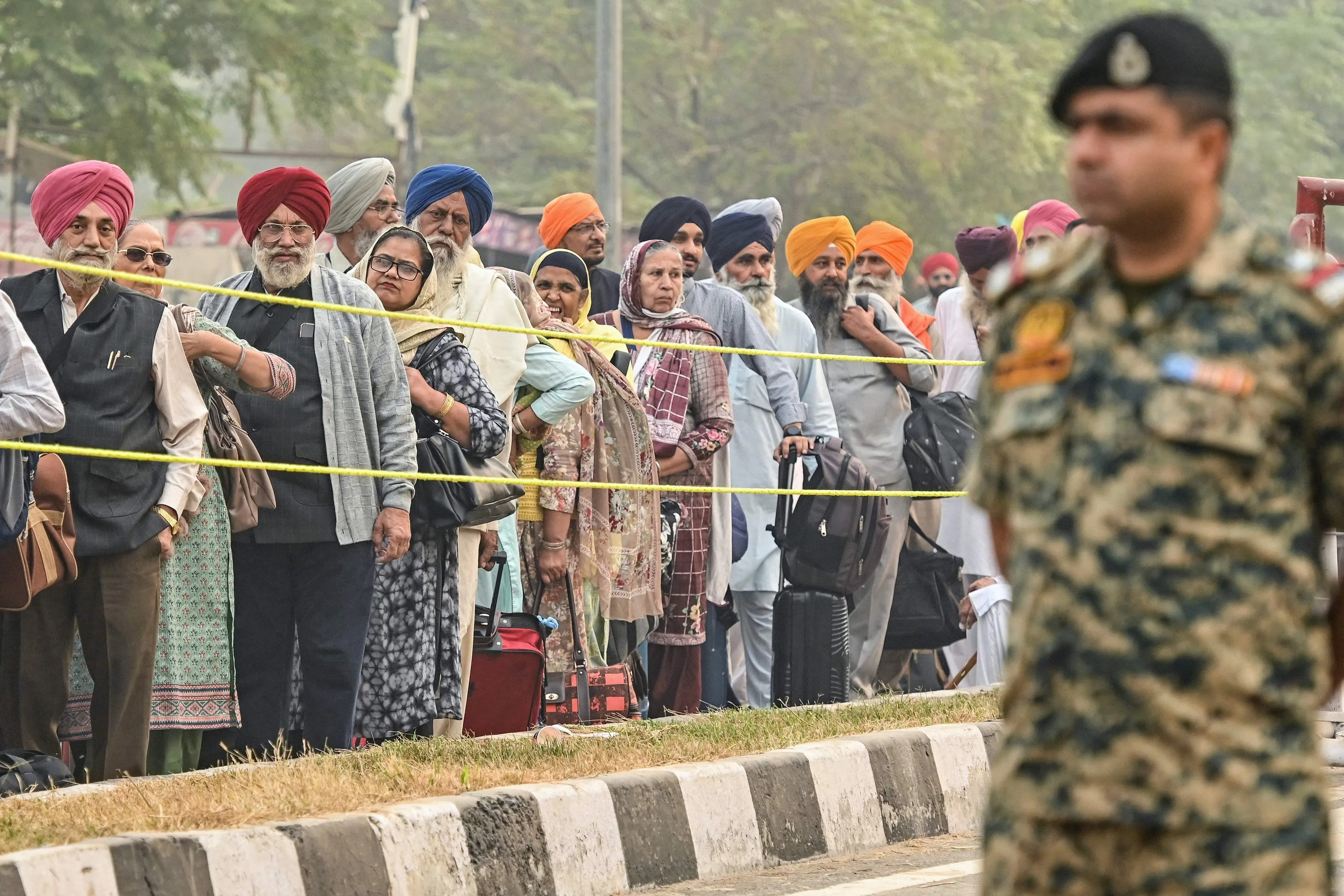 Indian Sikh pilgrims enter Pakistan in first major crossing since May ...