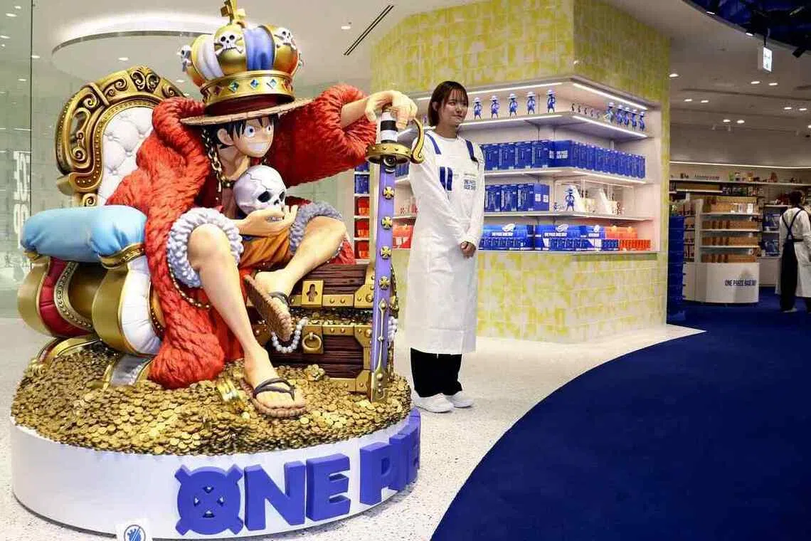 The first official flagship store for the popular manga “One Piece” was unveiled in Tokyo's bustling Shinjuku district.