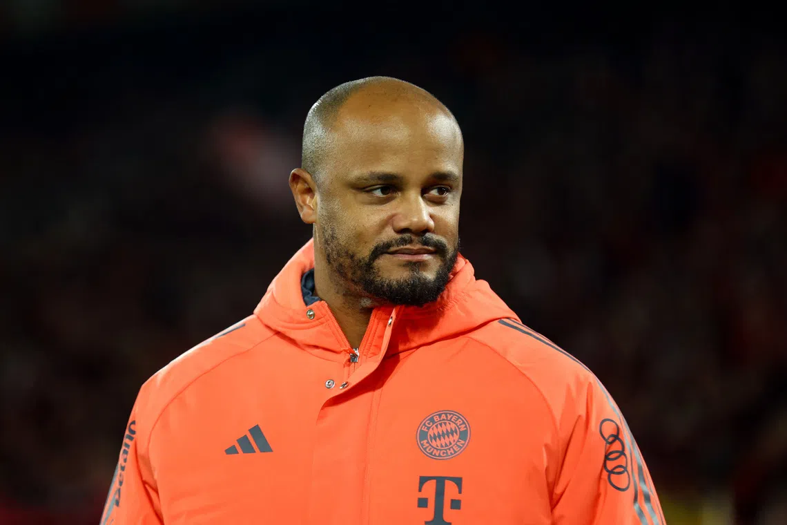 Soccer Football - DFB Cup - Second Round - FC Cologne v Bayern Munich - RheinEnergieStadion, Cologne, Germany - October 29, 2025 Bayern Munich coach Vincent Kompany before the match REUTERS/Thilo Schmuelgen