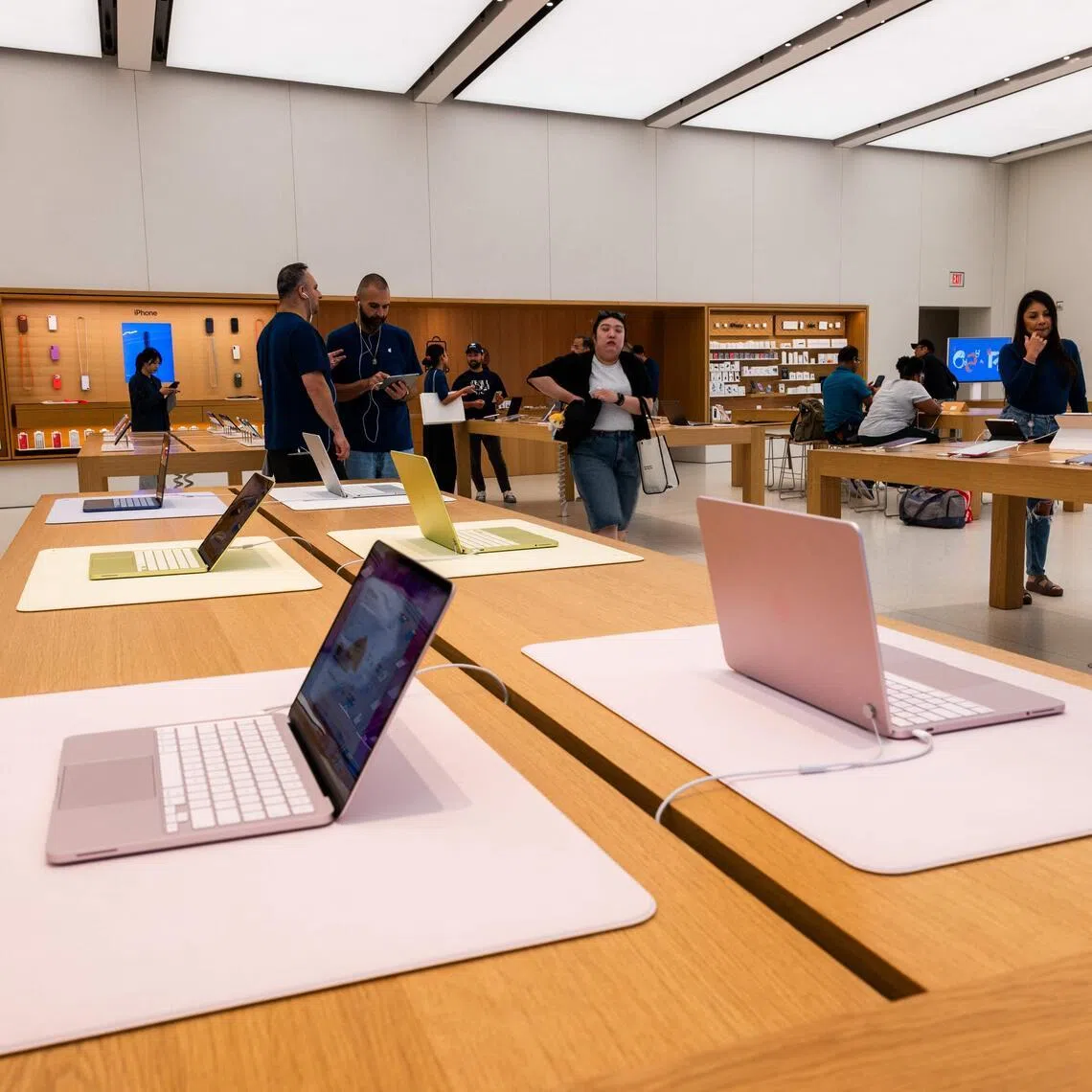 Apple products on display at a store in New York City. The new service arrives as Apple has raised prices on its iPads, MacBooks and other devices except the iPhone.