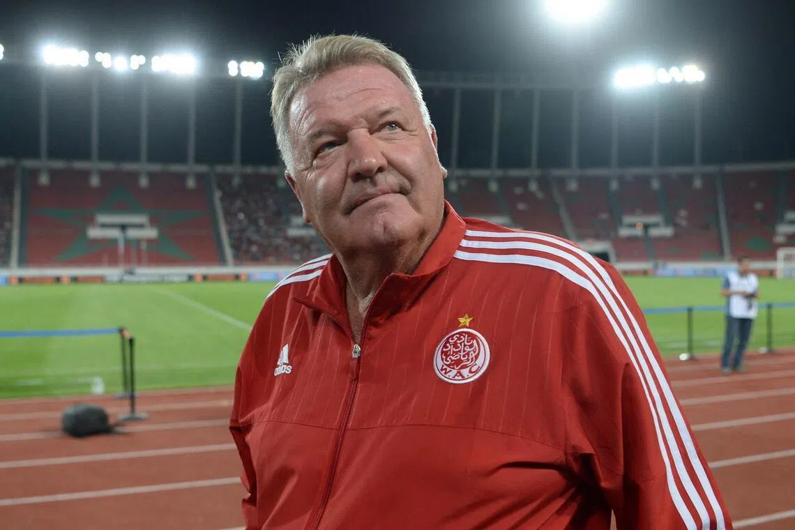 Wydad Athletic Club's coach John Toshack before the match against Asec Mimosas in the CAF Champions League in Rabat on Aug 14, 2016. The Liverpool and Wales great, who managed Real Madrid and his national team, denied his son's claim that he has been diagnosed with dementia.