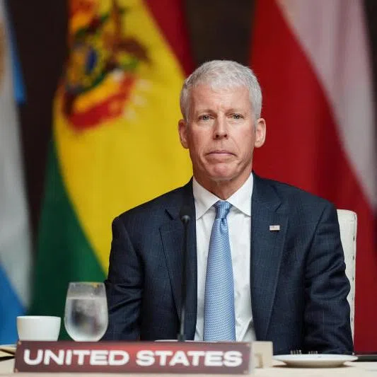 US Energy Secretary Chris Wright attending a working lunch at the Shield of the Americas Summit at Trump National Doral Miami, in Florida, US, on March 7.
