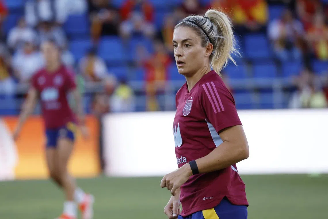 Soccer Football - Women's Euro 2025 Qualifier - Spain v Denmark - Estadio Heliodoro Rodriguez Lopez, Tenerife, Spain - June 4, 2024 Spain's Alexia Putellas during the warm up before the match REUTERS/Borja Suarez/ File Photo
