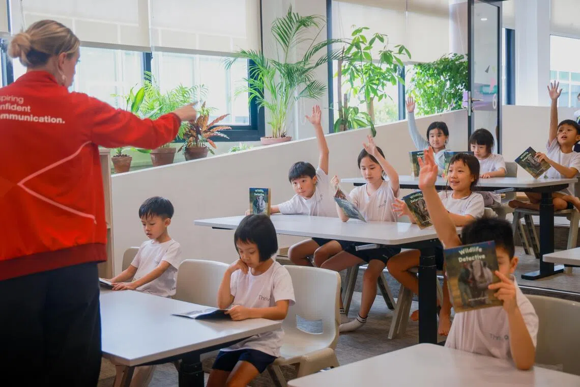 Creative writing is one of the enrichment programmes at Thrive After-school at New Bahru.