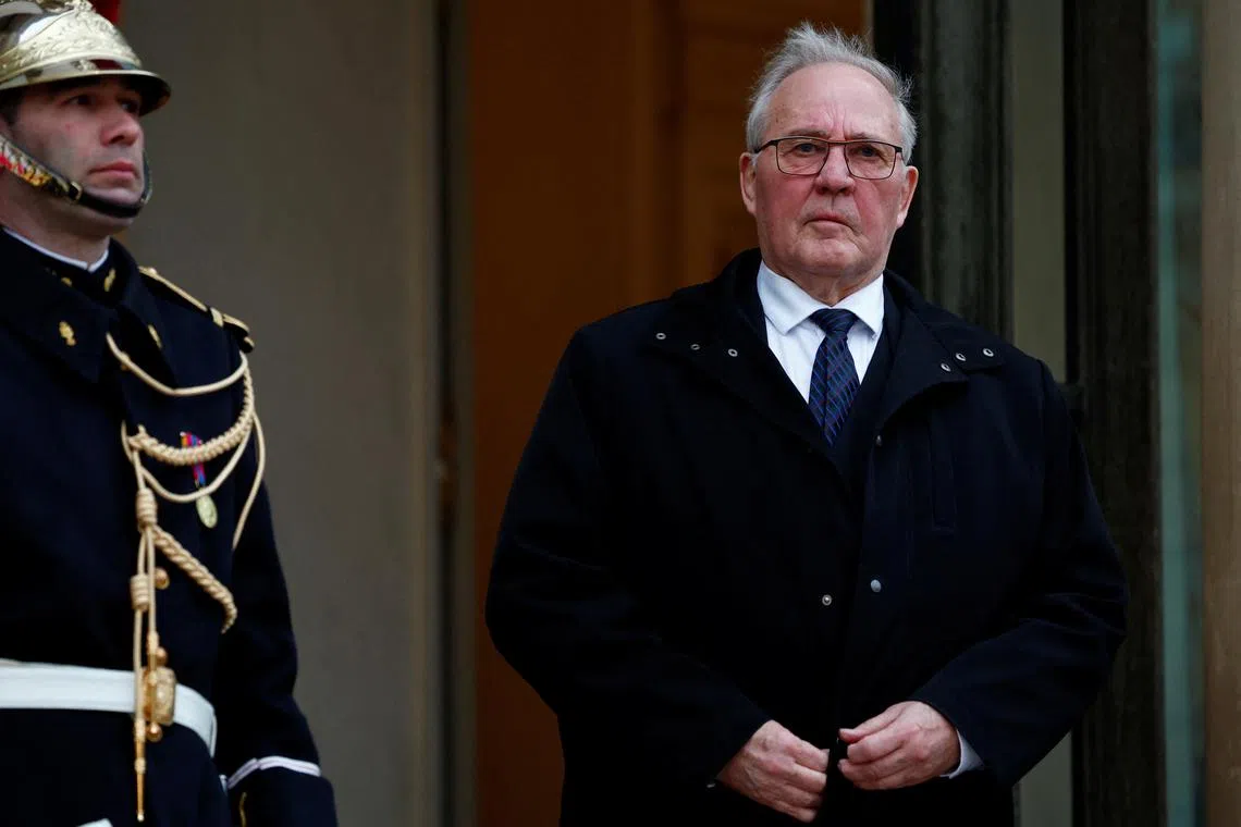 Canada's Minister of National Defence Bill Blair arrives to attend a conference in support of Ukraine with European leaders and government representatives at the Elysee Palace in Paris, France, February 26, 2024. REUTERS/Gonzalo Fuentes/File Photo