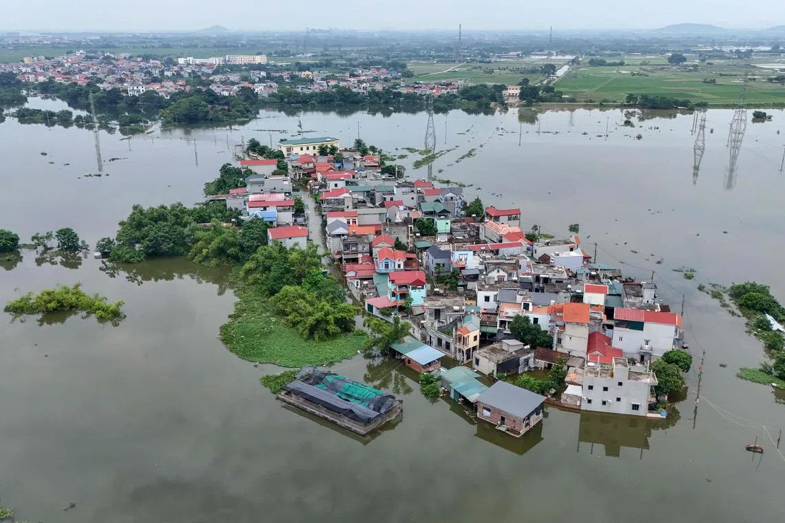 Nearly 29,000 houses have been damaged and 90,000ha of crops destroyed, Vietnam’s General Statistic Office said in late July.