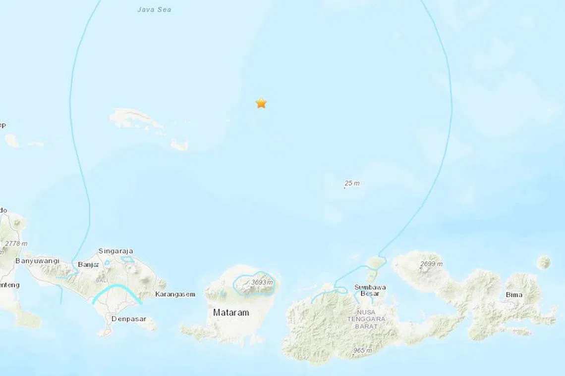 The US Geological Survey pegged the magnitude at 7.1.