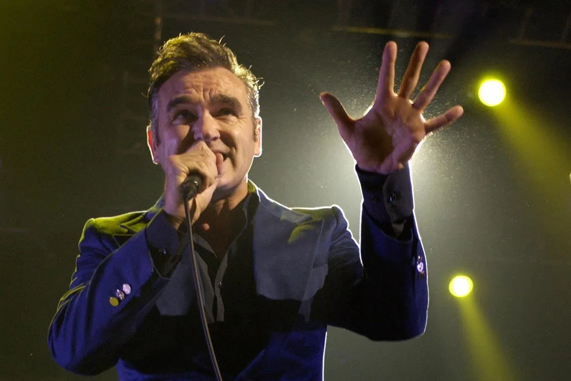 Singer and songwriter Morrissey is considered one of the most influential singers in English pop music.
