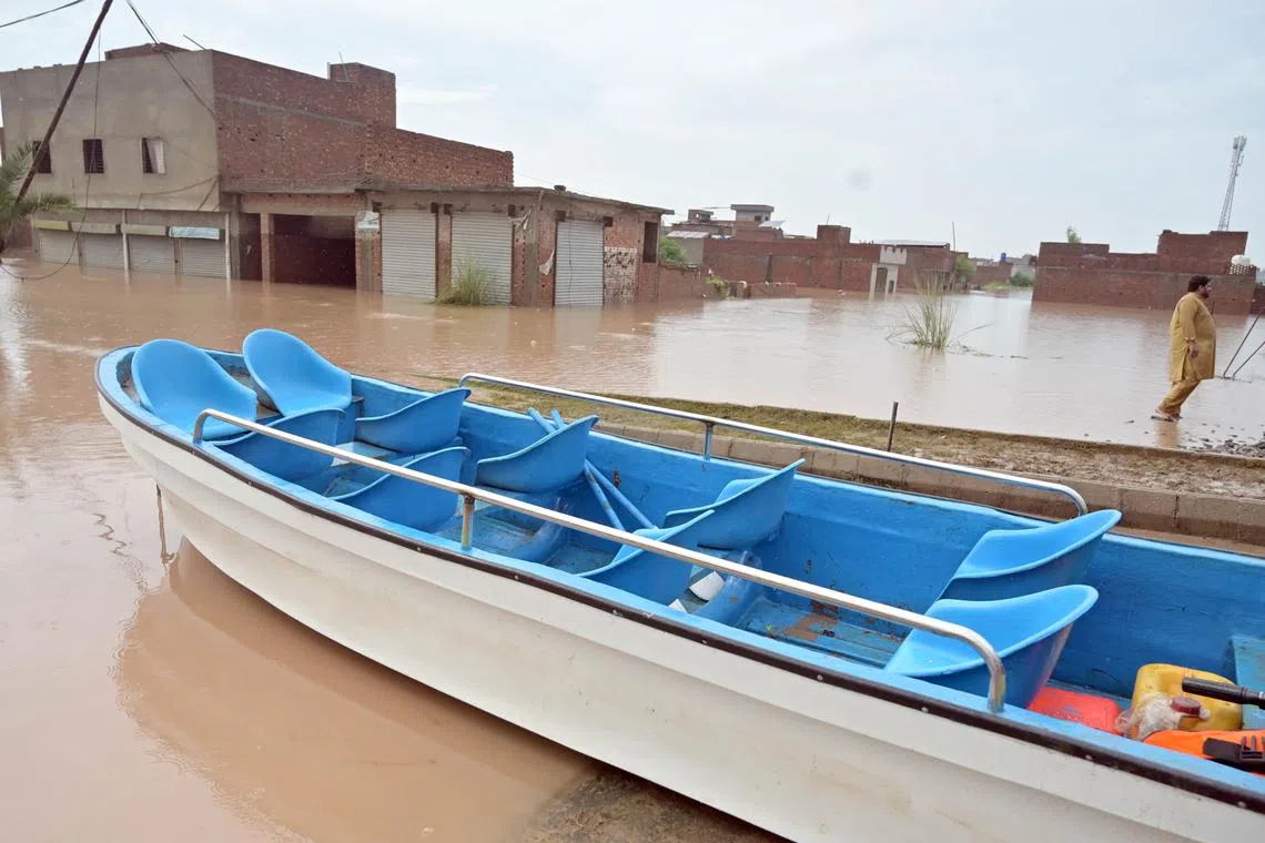 The disaster management authority said the boat overturned in Multan district due to strong currents but most passengers were rescued.