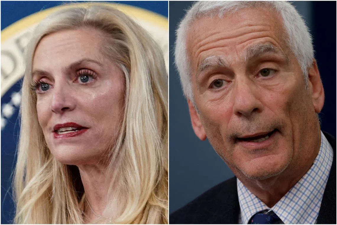 Federal Reserve Vice-Chair Lael Brainard (left) and White House economist Jared Bernstein were picked as US President Joe Biden's top economic advisers. 