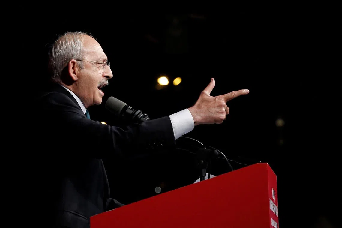 Main opposition party CHP’s leader, Mr Kemal Kilicdaroglu, put himself forward again.