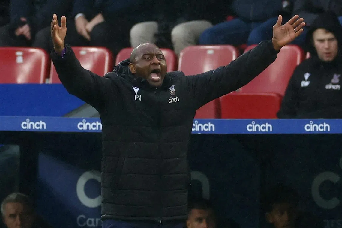 Crystal Palace manager Patrick Vieira has urged his players not to be complacent against injury-hit Chelsea.