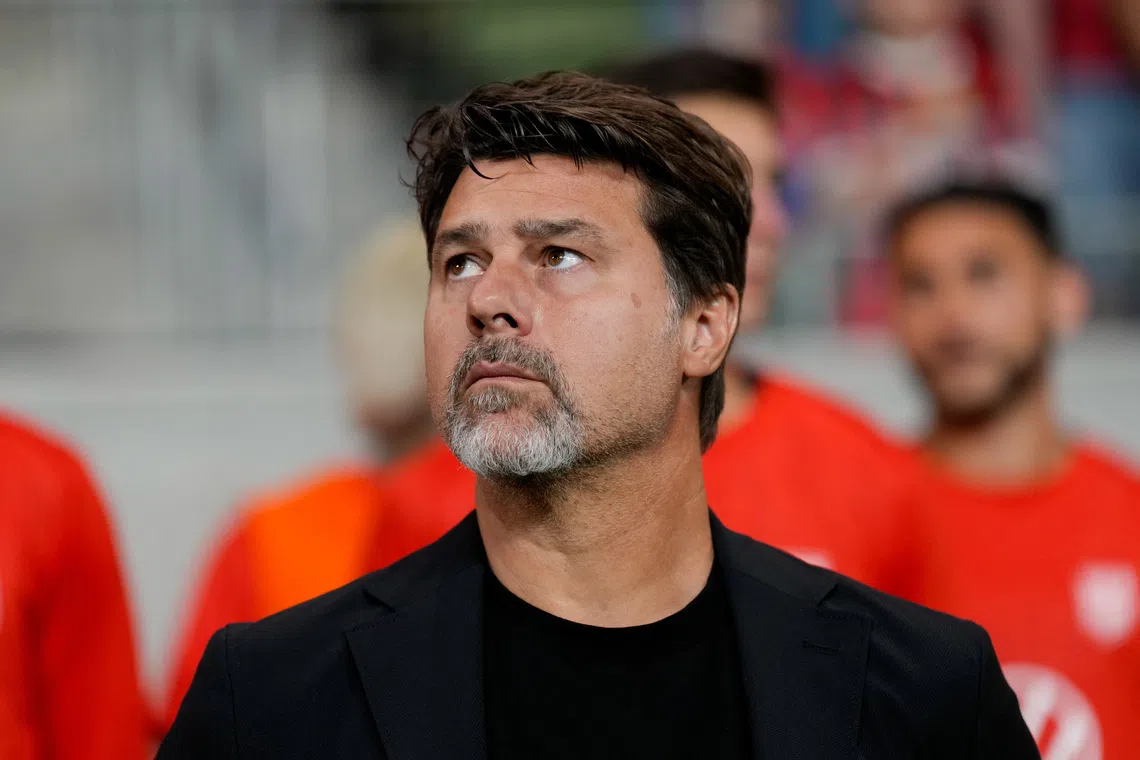Oct 10, 2025; Austin, Texas, USA; United States head coach Mauricio Pochettino before the match at Q2 Stadium. Mandatory Credit: Scott Coleman-Imagn Images