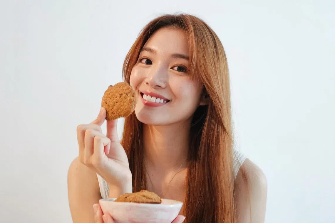Actress Cheryl Chou makes vegan and dairy-free bakes in her free time.