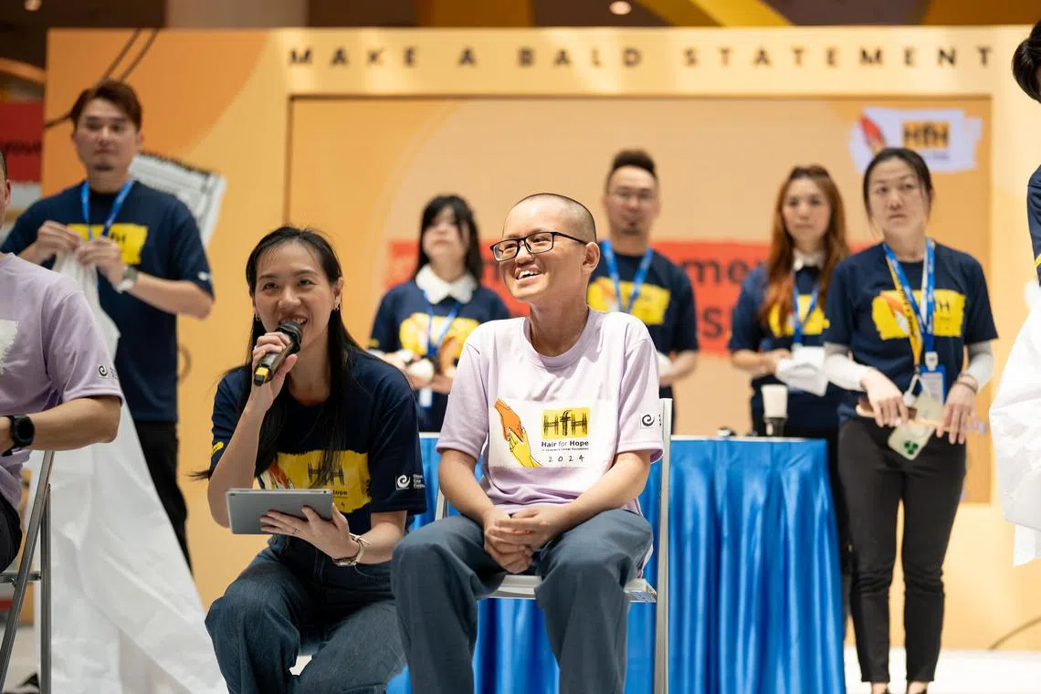 escancer - Mr Gabriel Loh (centre), 21, hopes to share his story with those battling cancer, their loved ones, and survivors. 


Credit: CHILDREN’S CANCER FOUNDATION