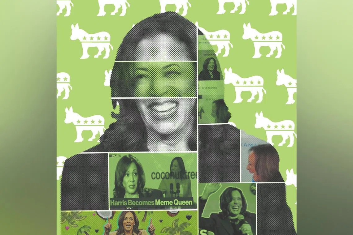 US Vice-President Kamala Harris has been transformed into a cool meme-queen, electrifying Gen Z. But Ms Harris will still need a miracle to beat Donald Trump, says the writer.