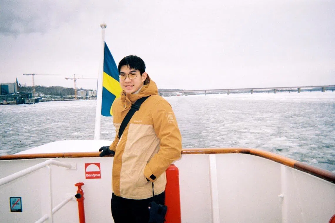 Mr Fong Zhi Heng, an economics major on exchange in Sweden, hopes to eventually pursue a career in finance.