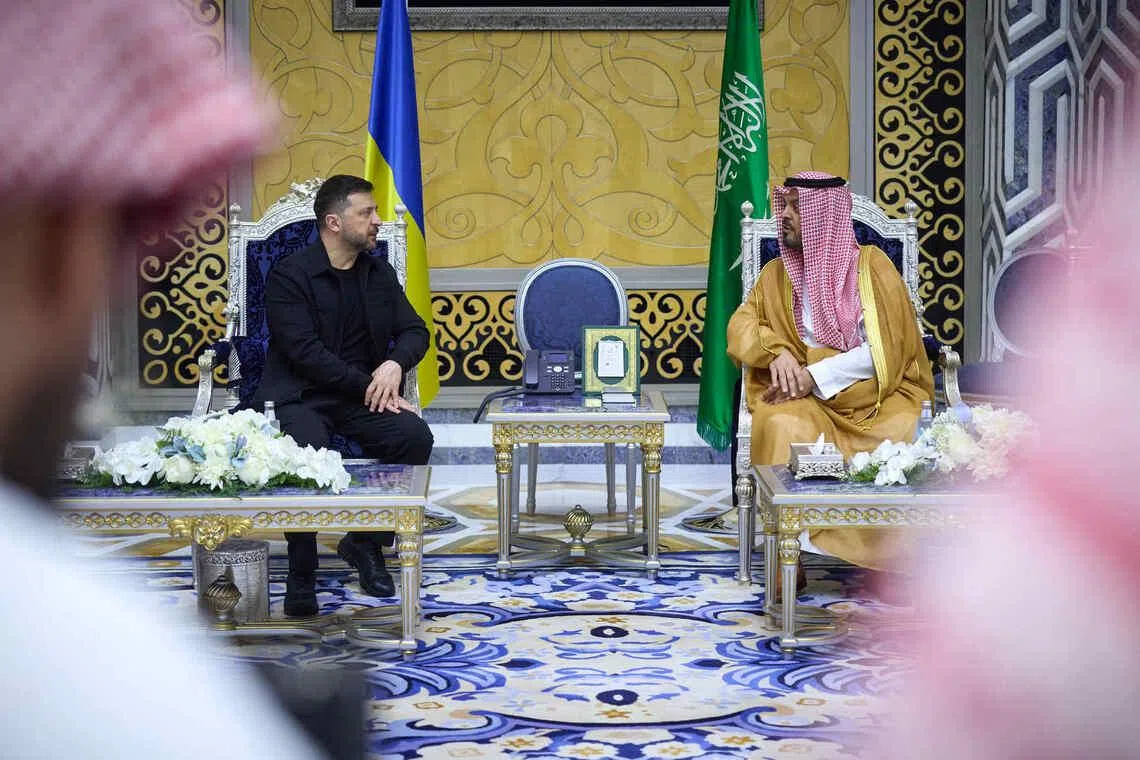 Ukraine has sent teams of drone experts to Qatar, the UAE and Saudi Arabia, Mr Zelensky said recently, and wants money and technology in return for the assistance.