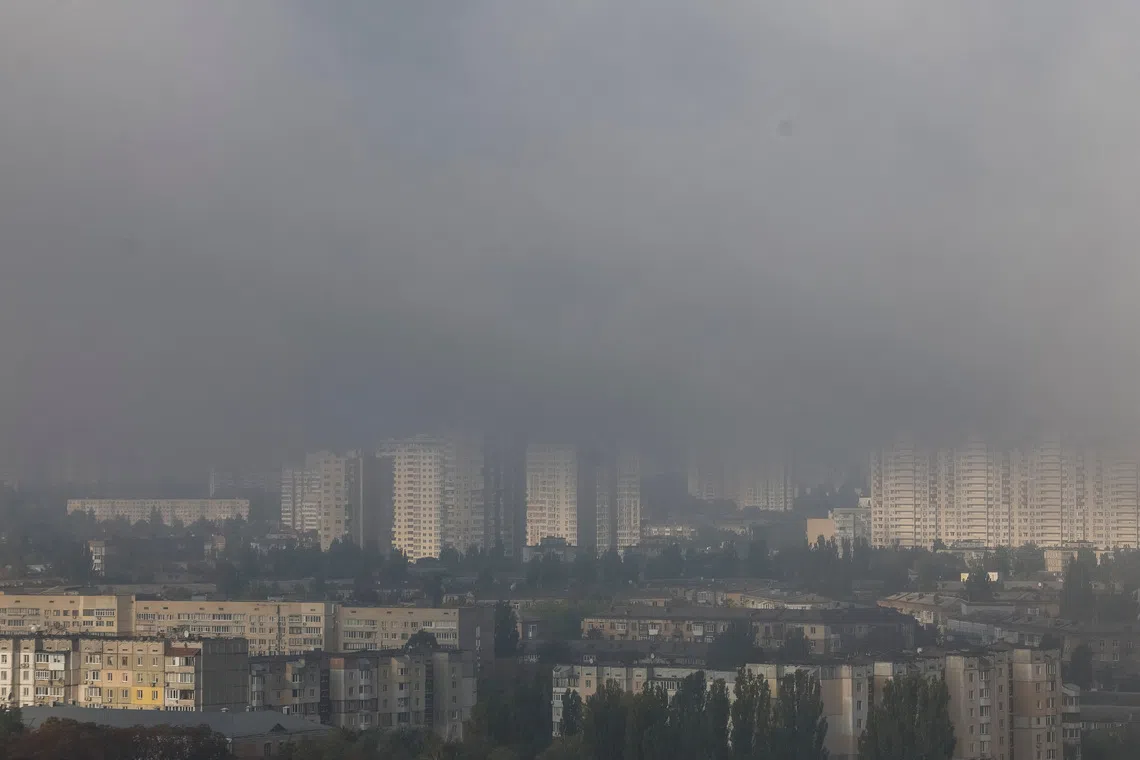 Russian drone smashes into Kyiv school, no injuries, officials say