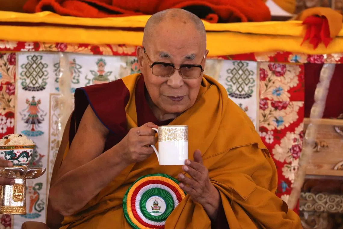 The Dalai Lama has been living in exile in India since 1959 following a failed uprising against Chinese rule in Tibet.