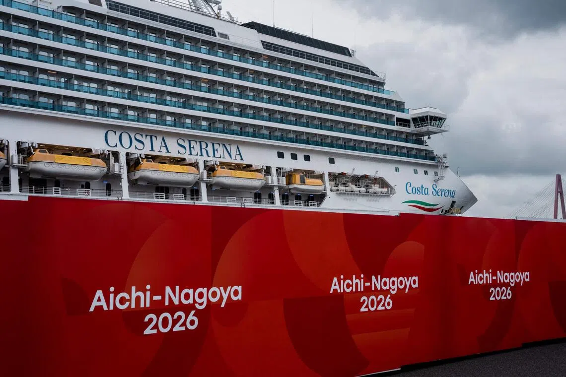 The Costa Serena is a 290-metre-long cruise ship that will be used as an accommodation facility for athletes and officials during the 2026 Asian Games.