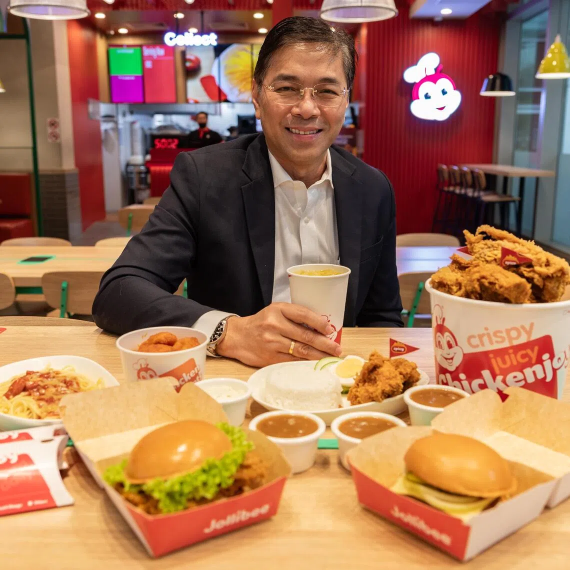 Jollibee’s president and head of international business Dennis Flores said Singapore led Jollibee’s international performance in the first half of 2025.
