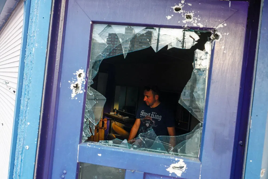 Russian strikes kill seven, wound dozens, as Ukraine’s Zelensky seeks faster weapons deliveries