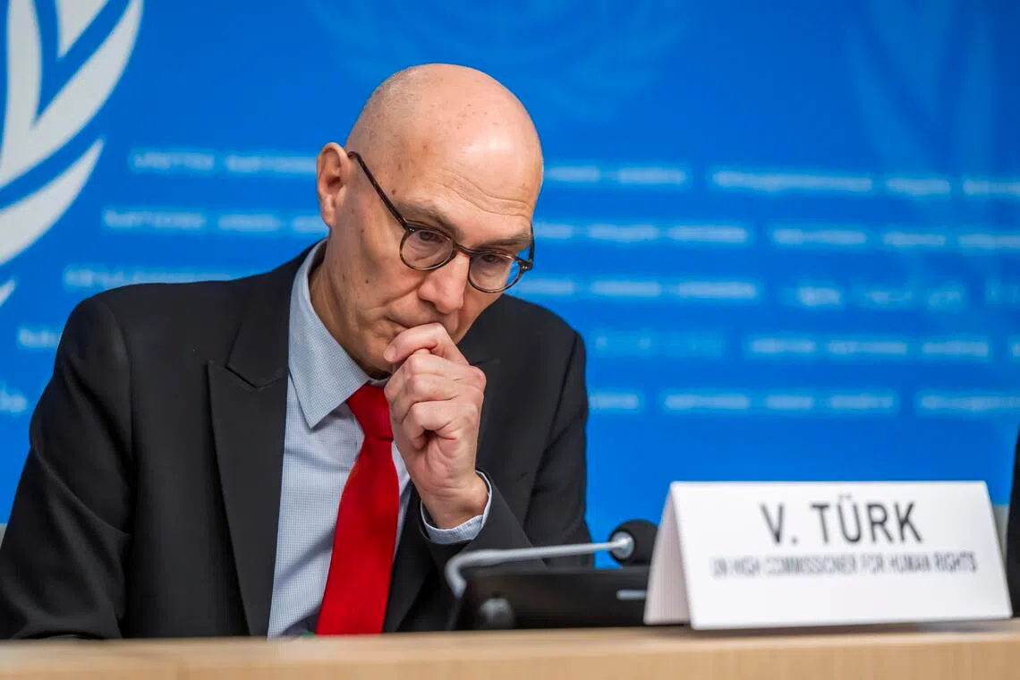 UN human rights chief Volker Turk says essential work by his department has been cut at a time when the needs are rising.