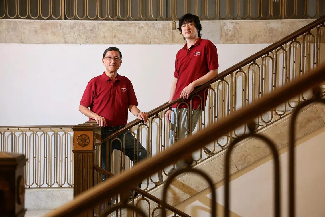 Resound Collective artistic director Mervin Beng (left) and associate artistic director Yang Shuxiang (right) are leading the young chamber music collective into its next decade.