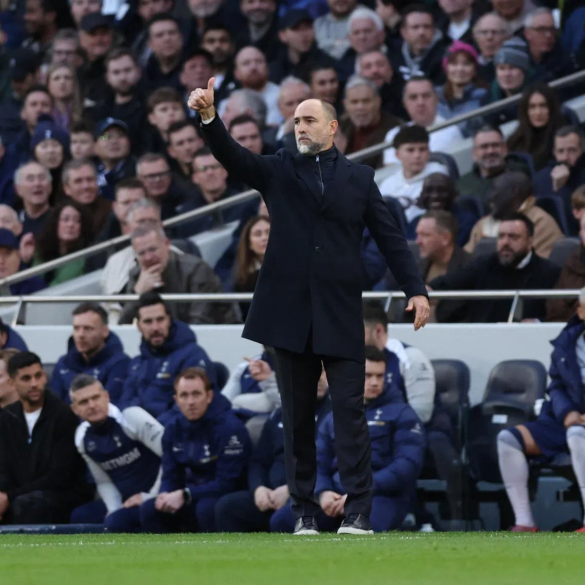 Soccer Football - Premier League - Tottenham Hotspur v Arsenal - Tottenham Hotspur Stadium, London, Britain - February 22, 2026 Tottenham Hotspur interim manager Igor Tudor REUTERS/David Klein