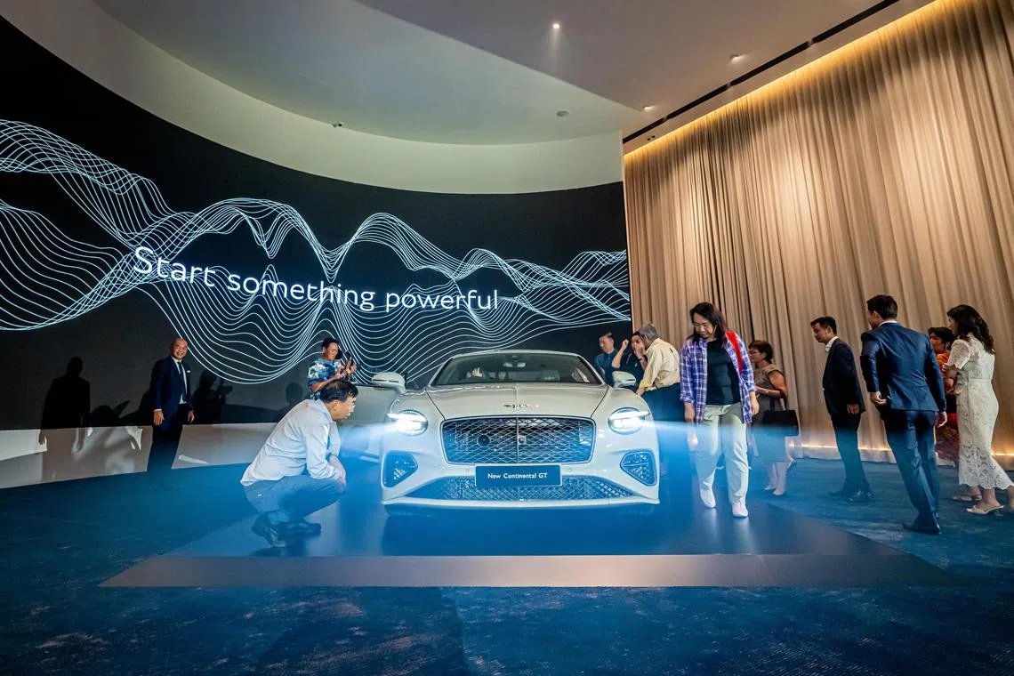 Electrifying launch: The new Bentley Continental GT Speed is the brand's first plug-in hybrid coupe.