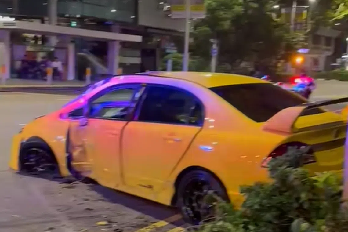 The police and the Singapore Civil Defence Force were alerted to the accident at about 1.45am on Aug 9.