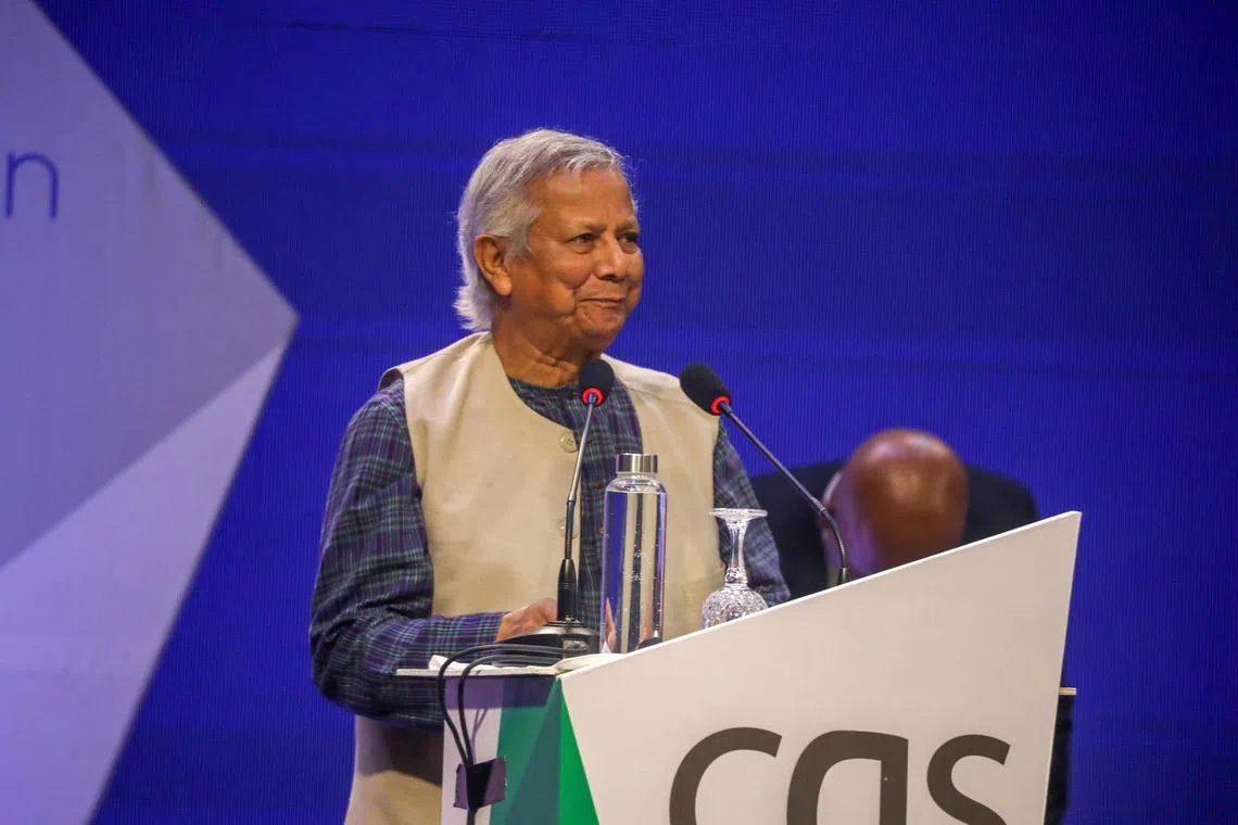 Mr Yunus said reports of atrocities against minority were propaganda.