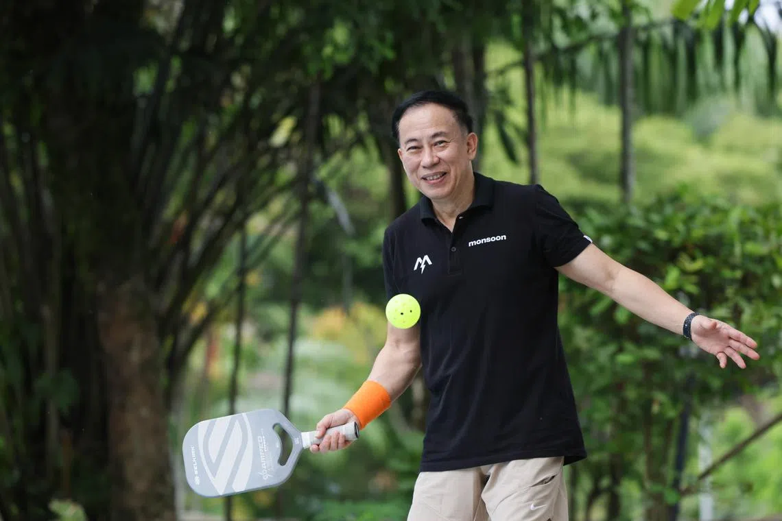 Playing pickleball helped Mr Joseph Lim, 66, lose 5kg and improve his health. He was diagnosed in 2022 with MASLD, earlier known as non-alcoholic fatty liver disease.