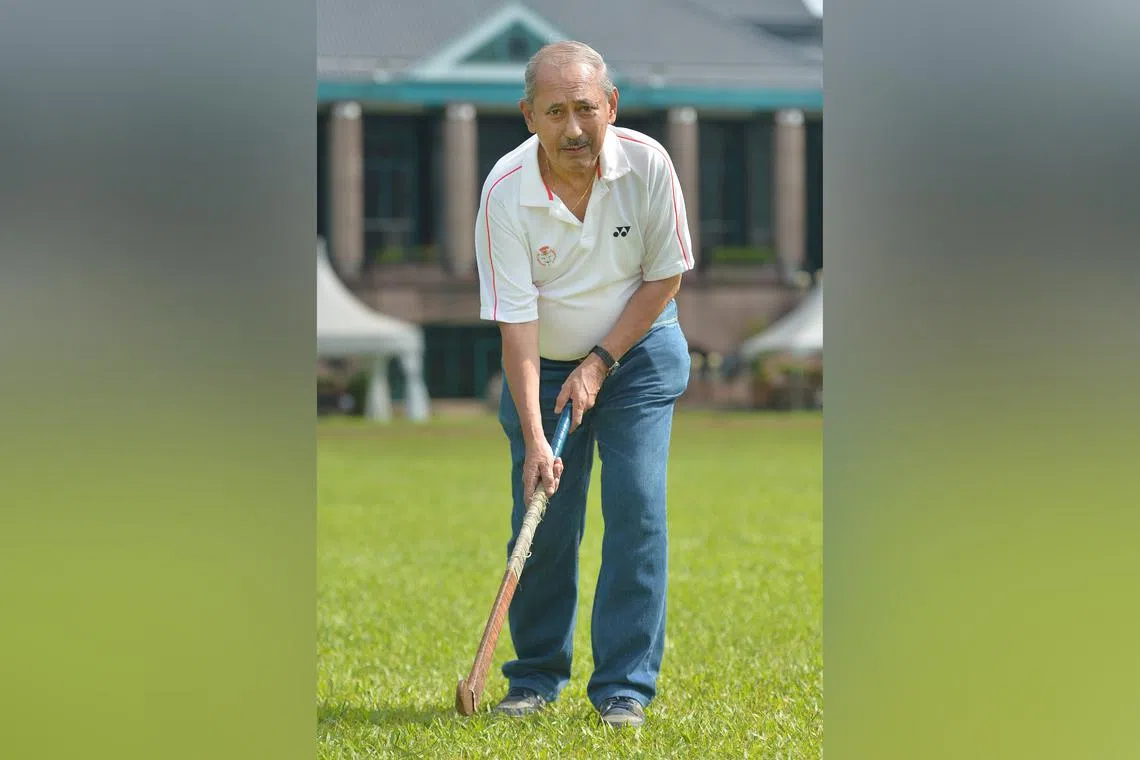During his playing days in the 1960s, former Singapore hockey international Douglas Nonis was known for his dribbling magic.