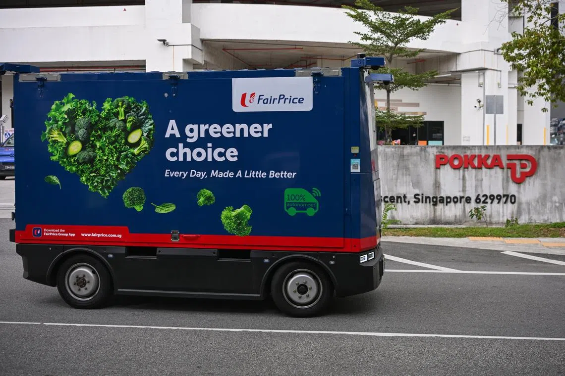FairPrice Group plans to roll out autonomous vehicle deliveries to more suppliers if the current pilot proves successful.