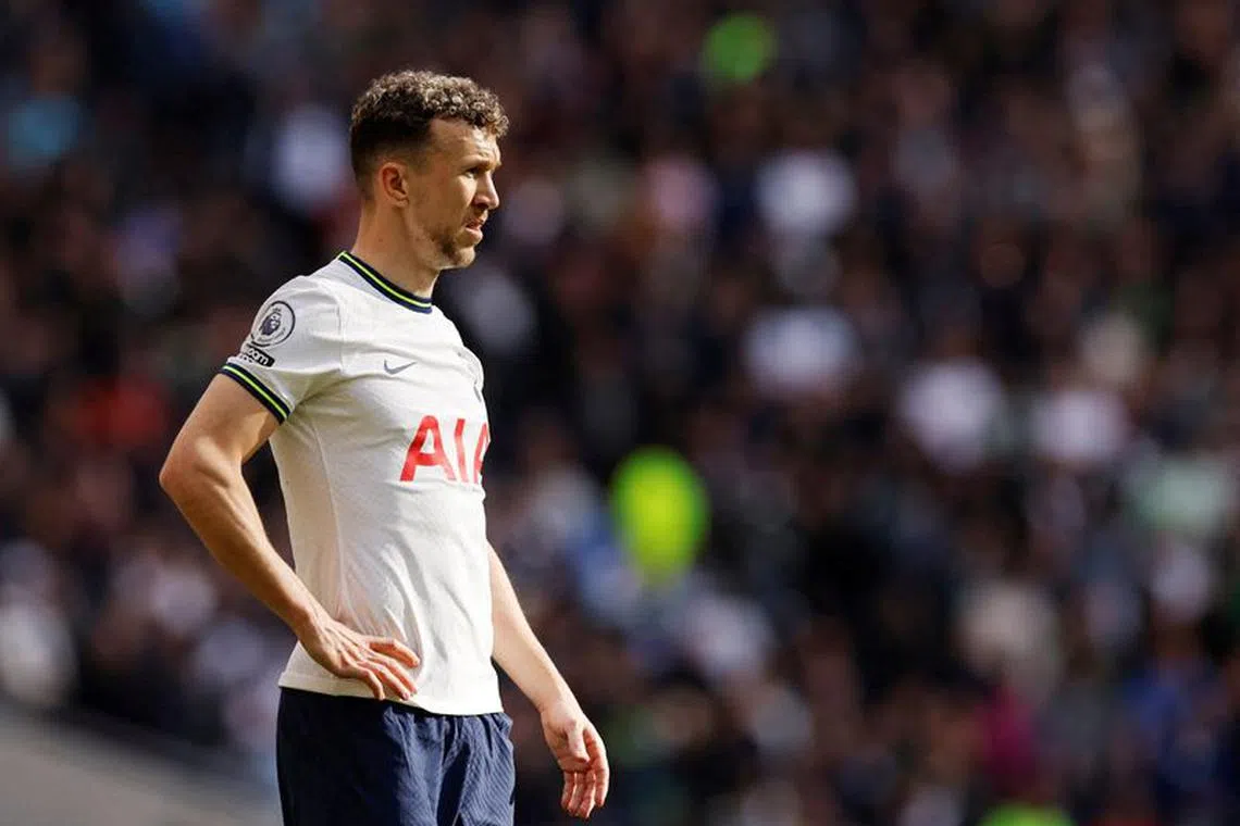FILE PHOTO: Soccer Football - Premier League - Tottenham Hotspur v Brighton & Hove Albion - Tottenham Hotspur Stadium, London, Britain - April 8, 2023 Tottenham Hotspur's Ivan Perisic Action Images via Reuters/Andrew Couldridge/File Photo